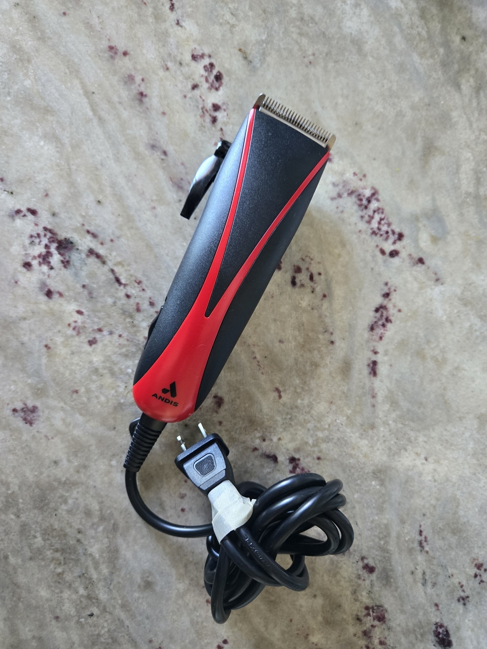 Andis PM-10 Red and Black Corded Men's Hair Clipper